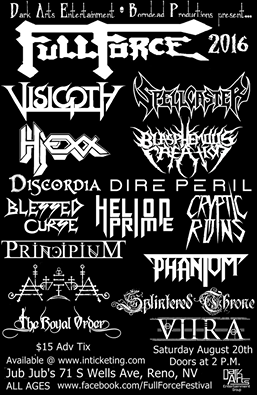 Full Force Metal Festival August 20th 2016!
